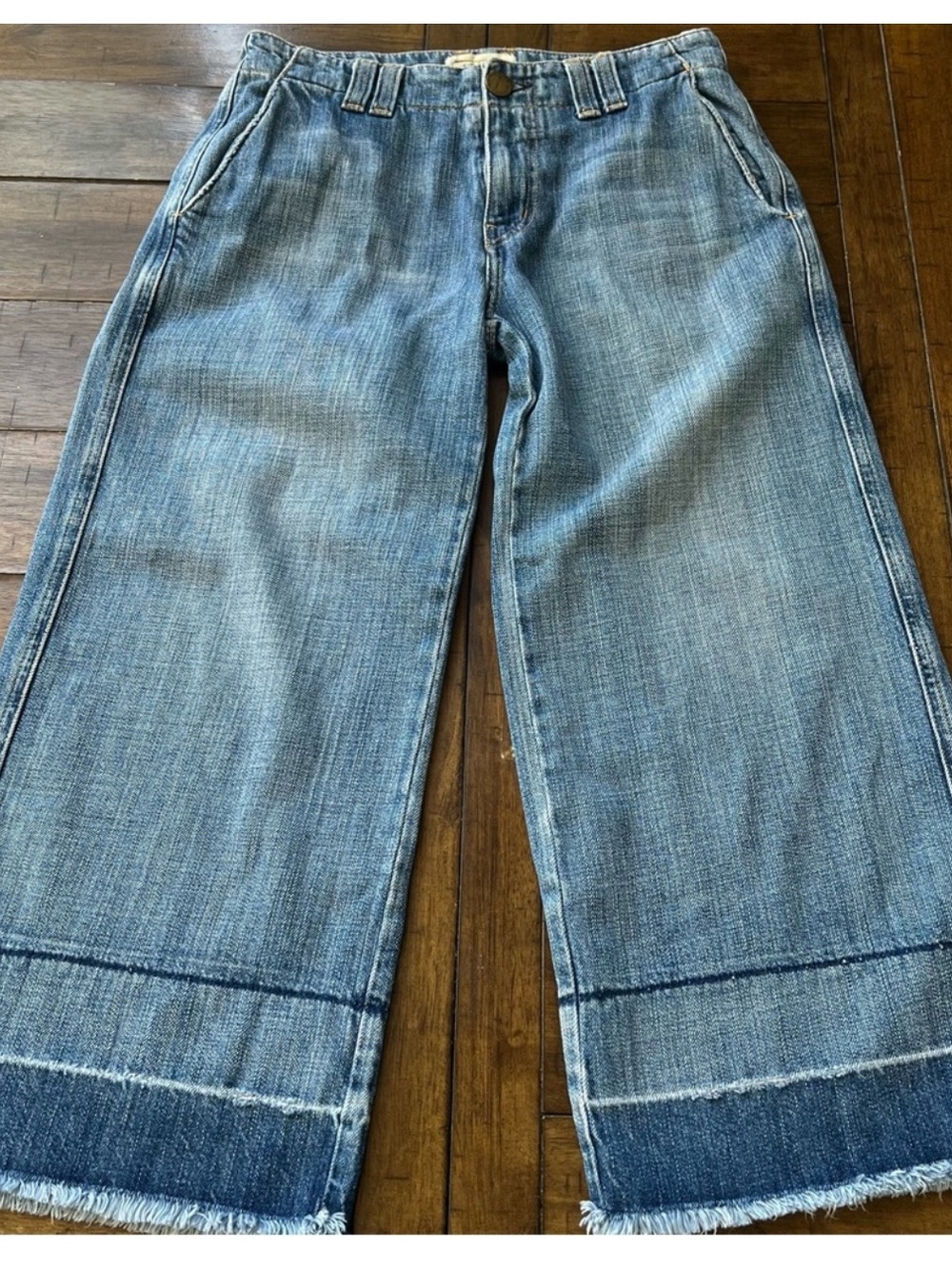 Current /Elliot The Cropped Hampden Trouser Denim Jeans size 25